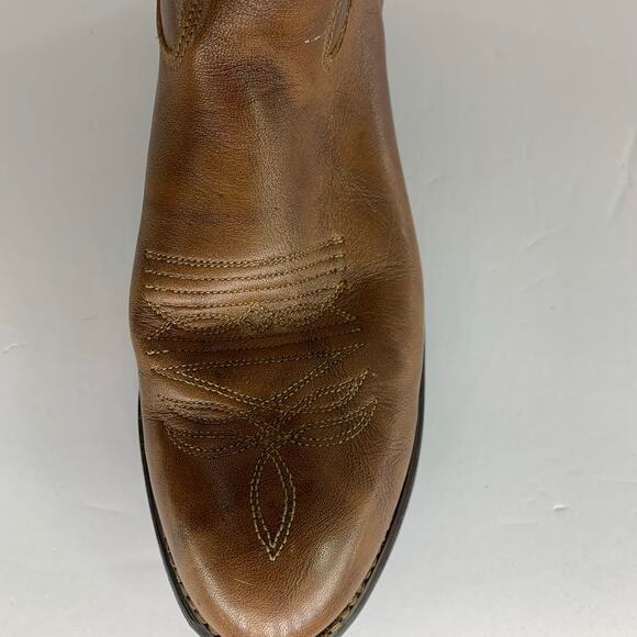 Texas Brand Western Cowboy Boots Brown Men's Size 9M - Picture 9 of 16